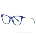 Gafas ligeras anti azul metal